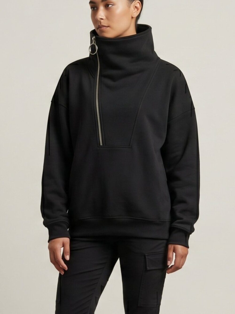 NWOT | Quarter Zip Performance Pullover Sweater Mock Neck Activewear | Small